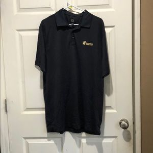 Navy blue dry tec luxe polo